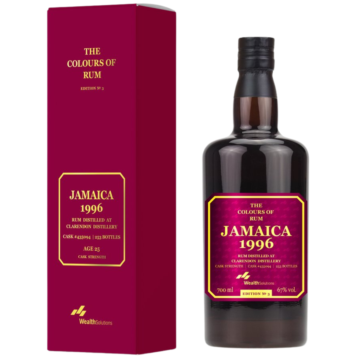 Colours of Rum - Clarendon 1996 25 yo No.3