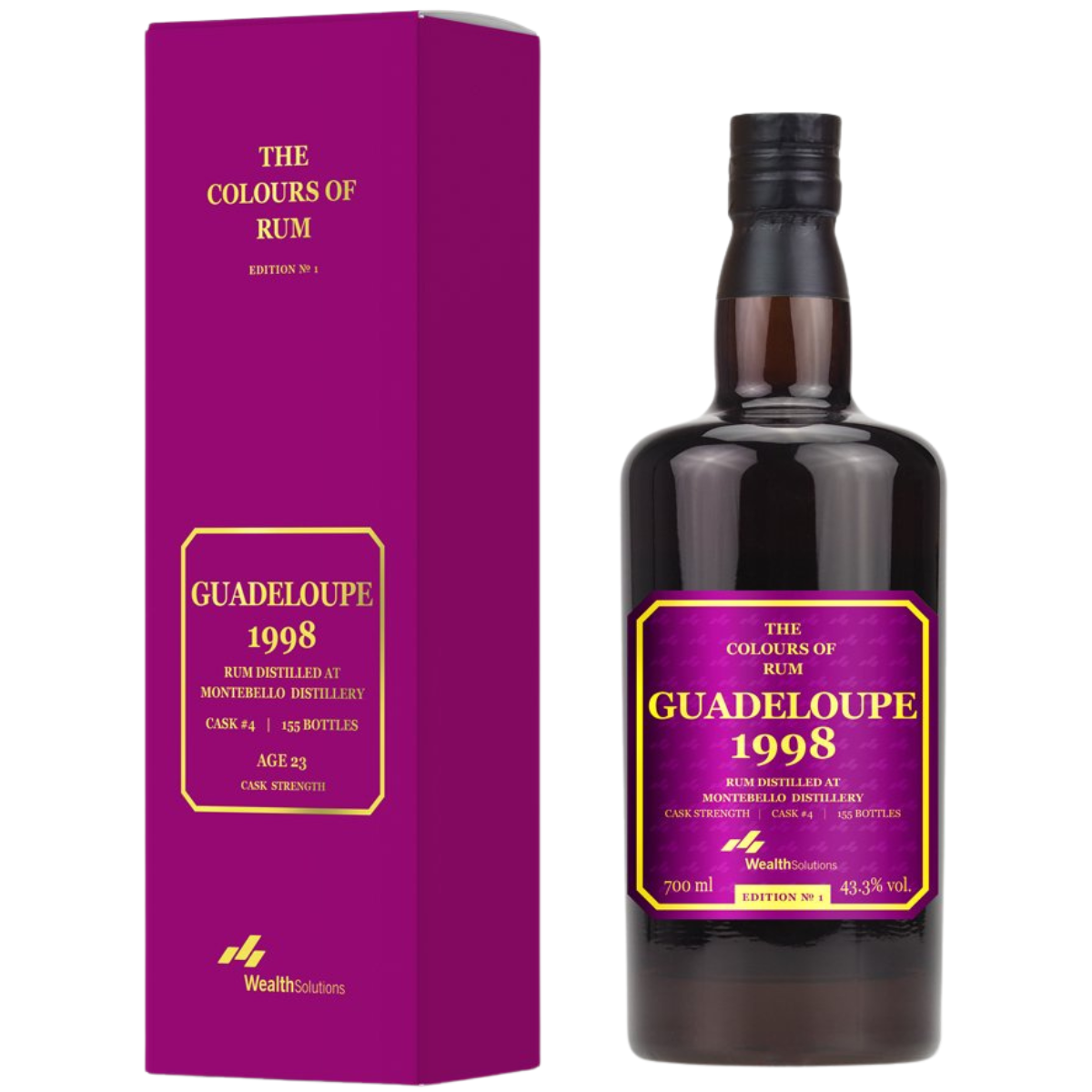 Colours of Rum - Montebello 1998 23 yo No.1