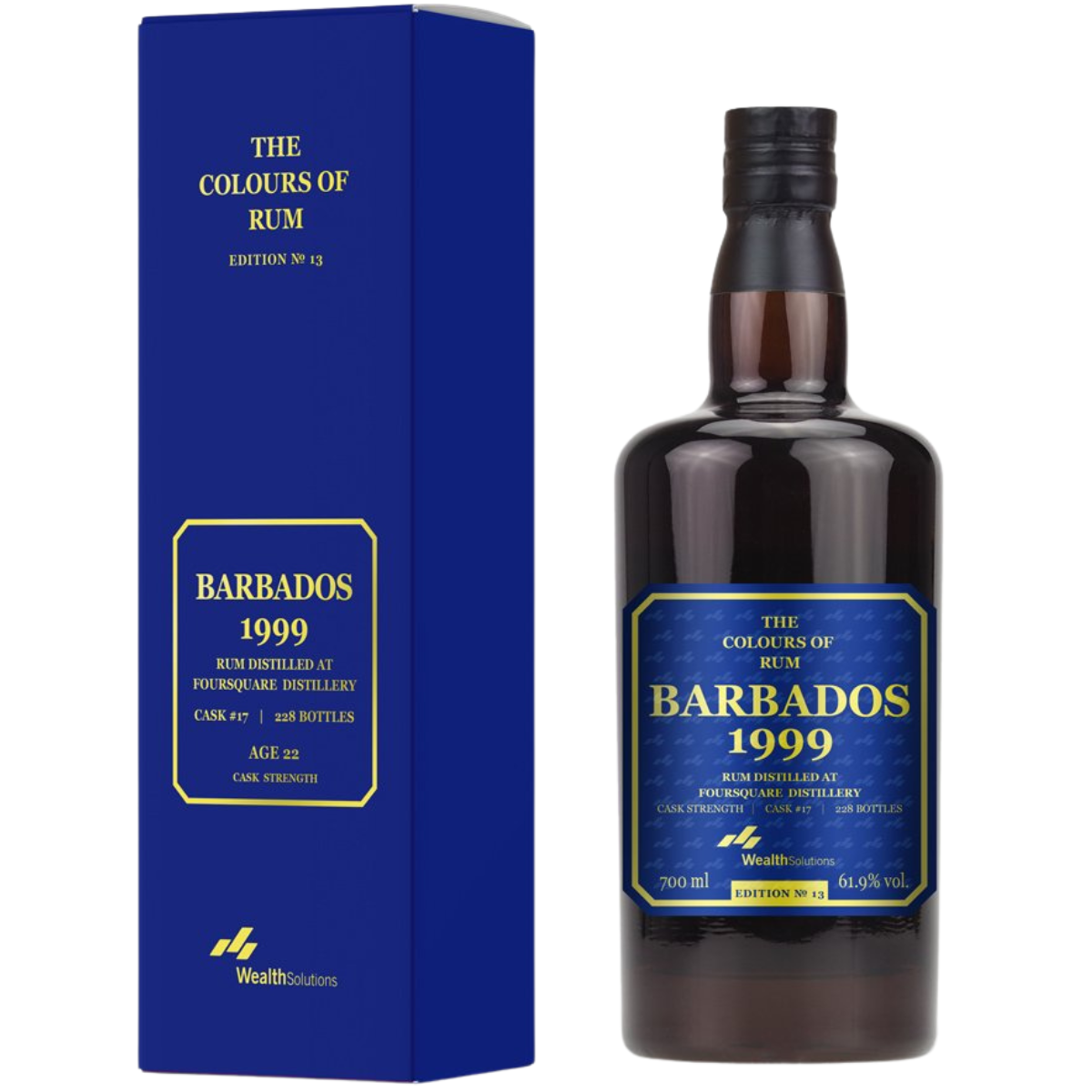 Colours of Rum - Foursquare 1999 22 yo No.13