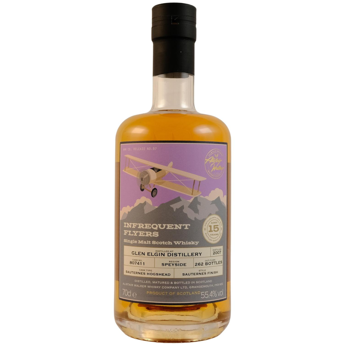 Infrequent Flyers - Glen Elgin 15 YO Sauternes Finish