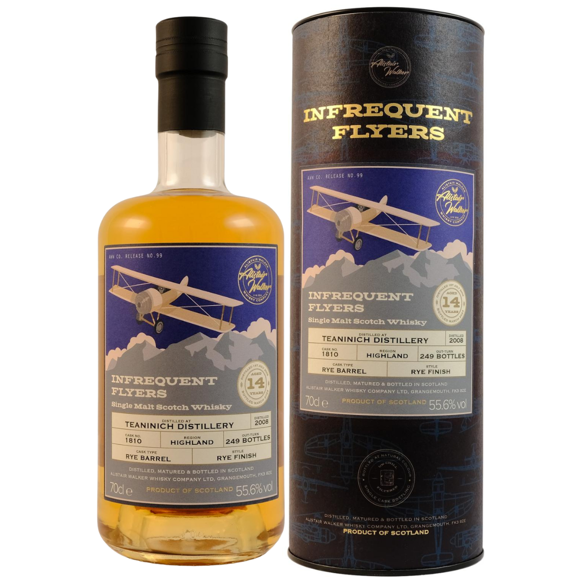 Infrequent Flyers - Teaninich 14 YO Rye Cask Finish