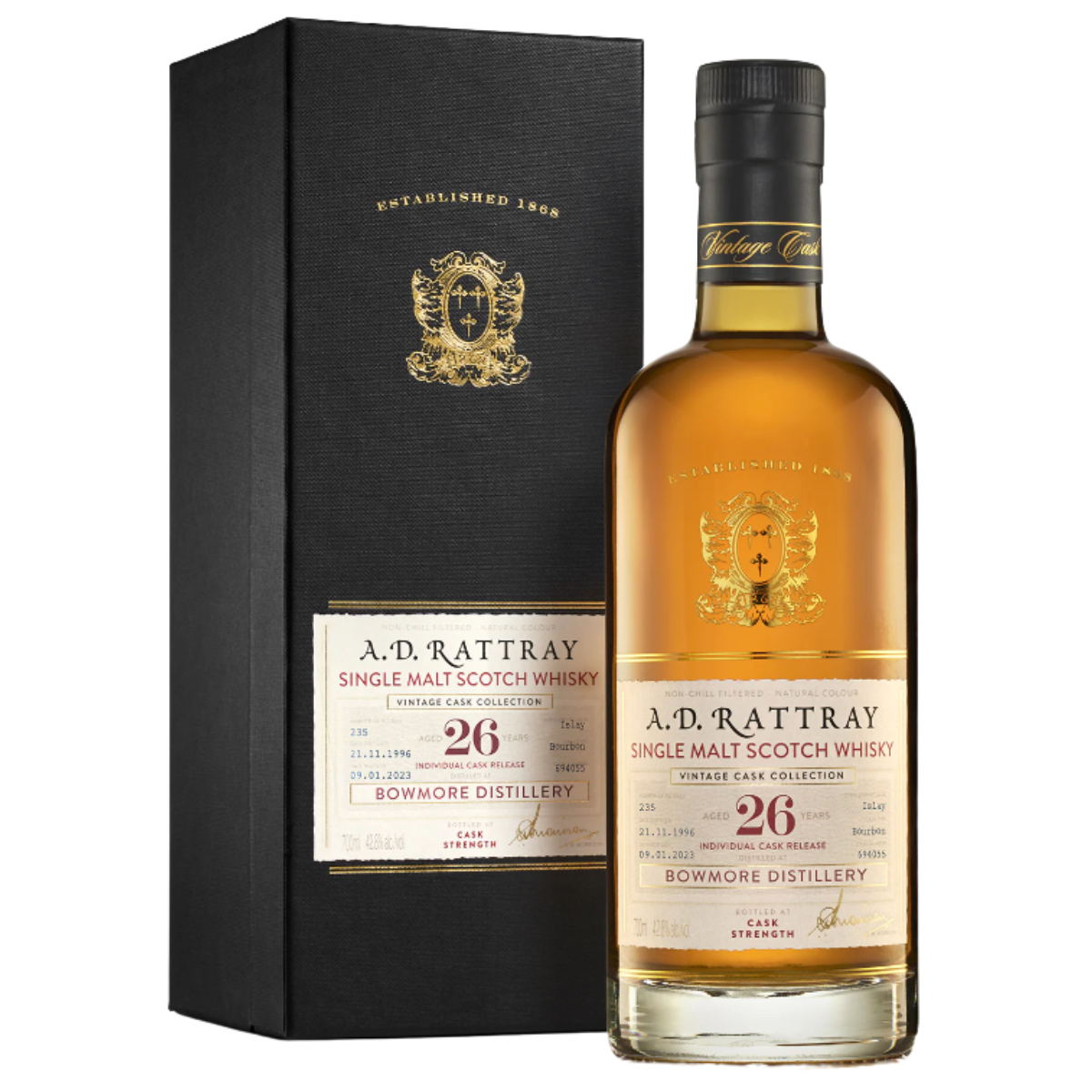 A.D. Rattray Bowmore 1996 26 yo