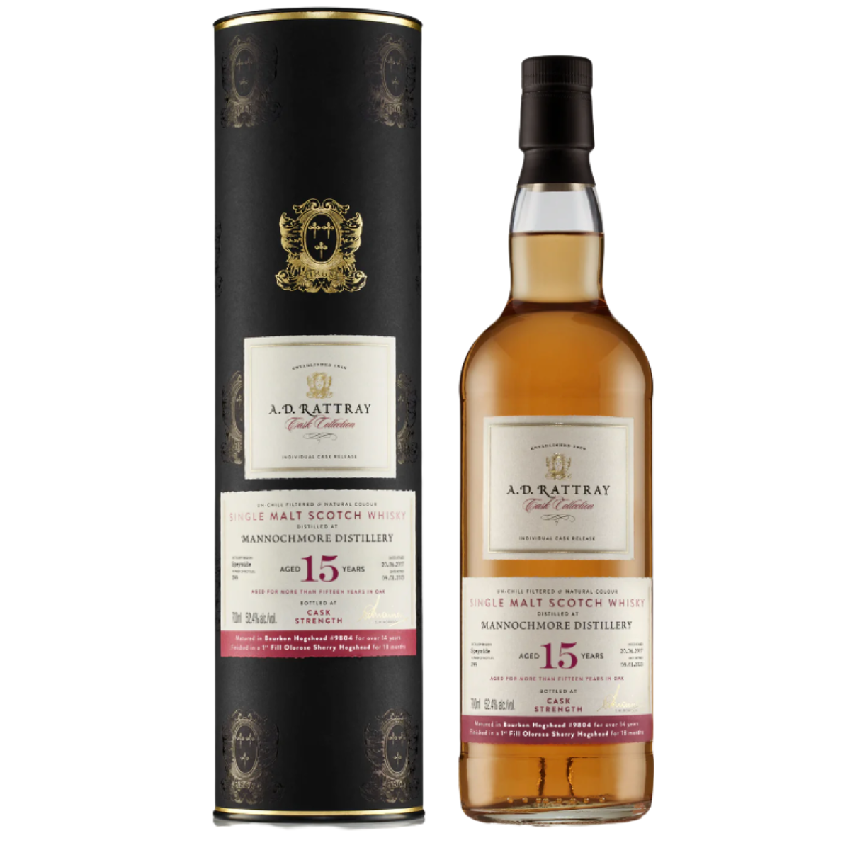 A.D. Rattray Mannochmore 2007 15 yo