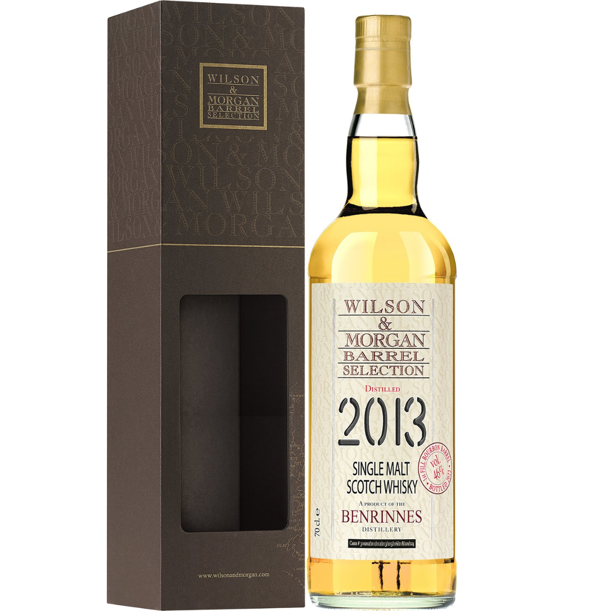 Wilson & Morgan Classic - Benrinnes 2013 1st Fill Bourbon - 46%