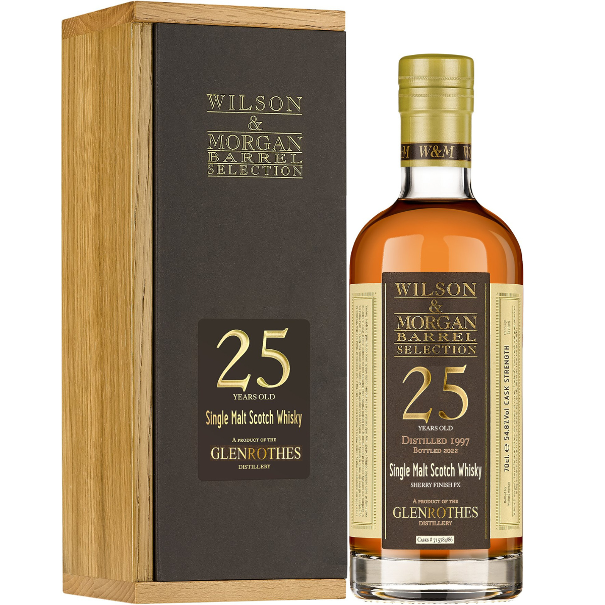 Wilson & Morgan Special Release - Glenrothes 1997 25 yo Refill PX Finish - 54,8%