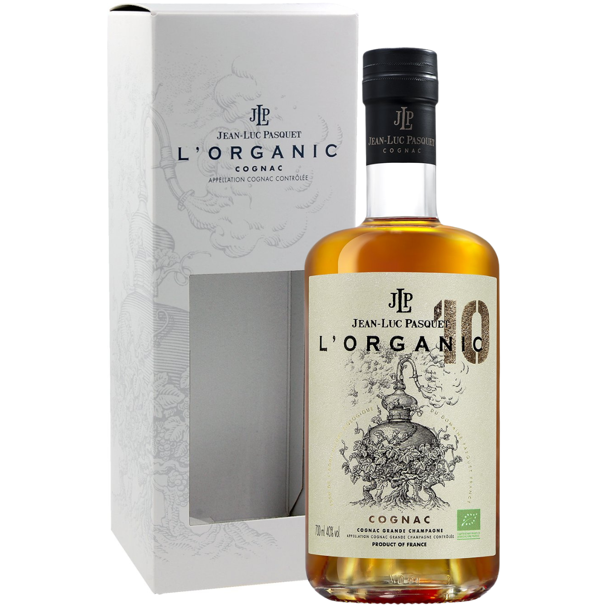 Jean-Luc Pasquet - Cognac Organic 10 - 40%