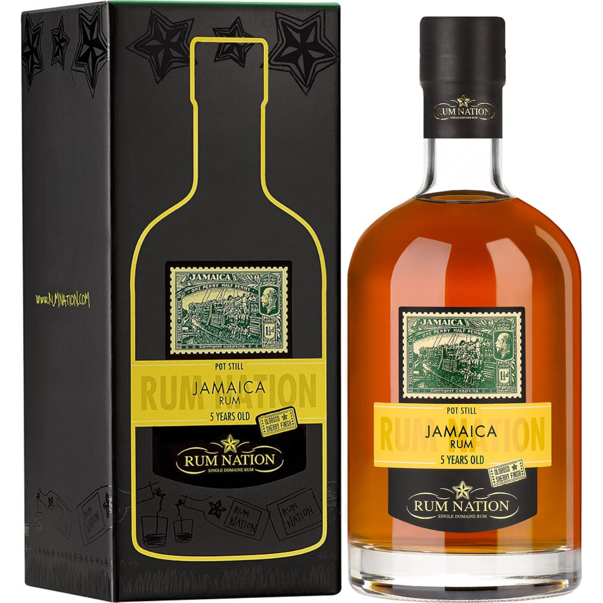 Rum Nation - Jamaica 5 yo - 50%