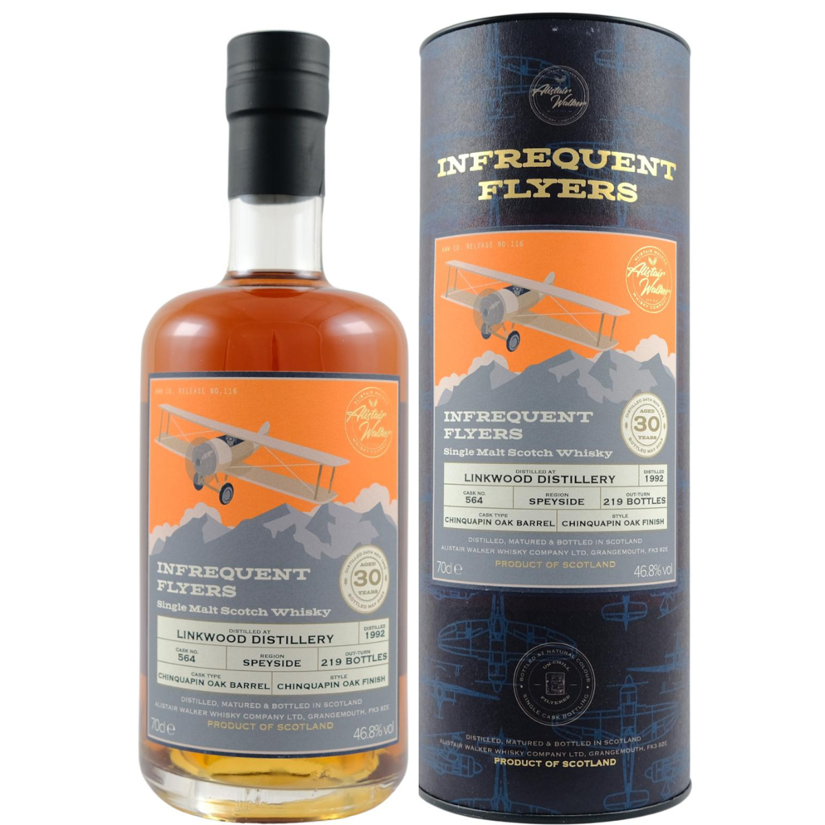 Infrequent Flyers - Linkwood 1992 30 yo Chinquapin Oak