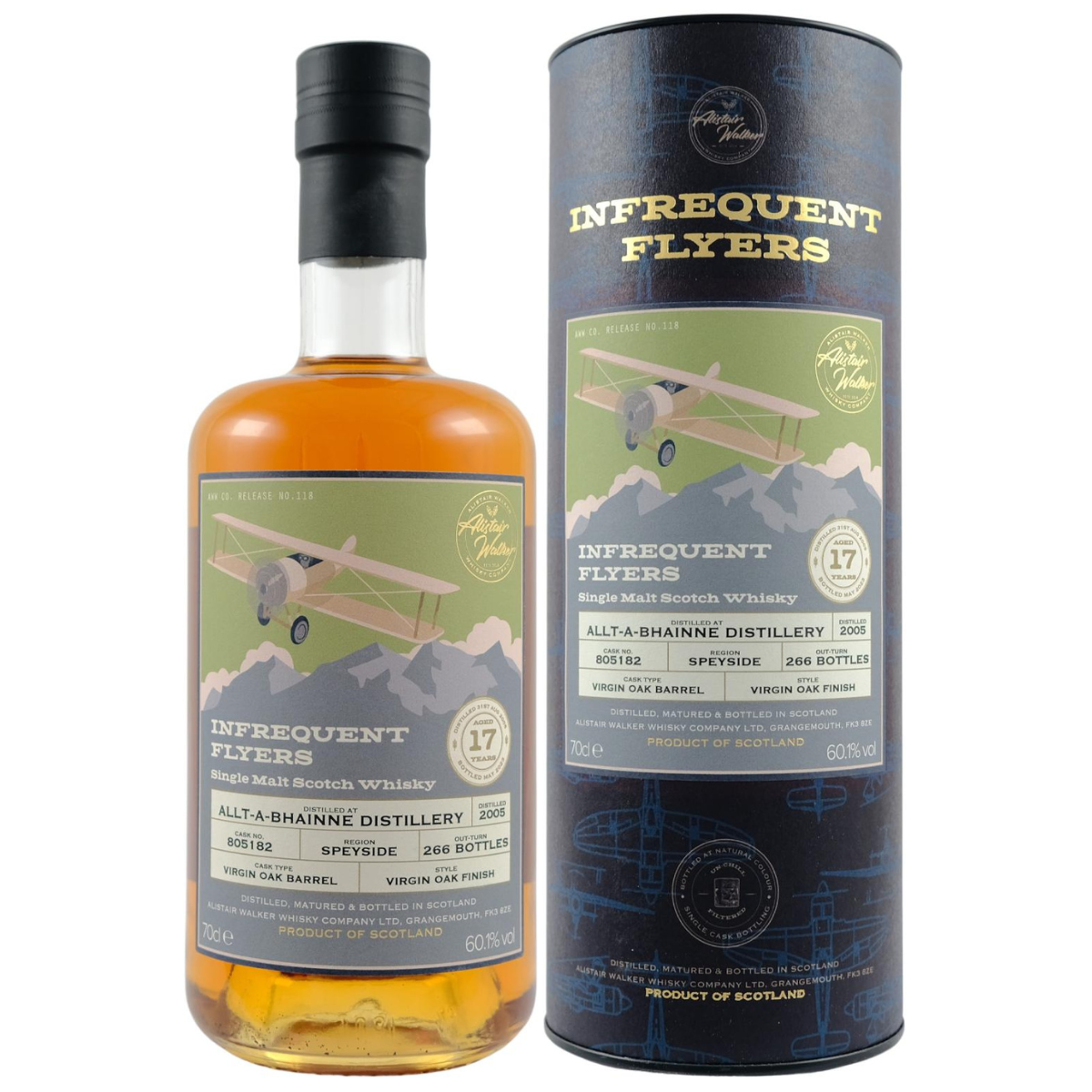 Infrequent Flyers - Allt-A-Bhaine 2005 17 yo Virgin Oak