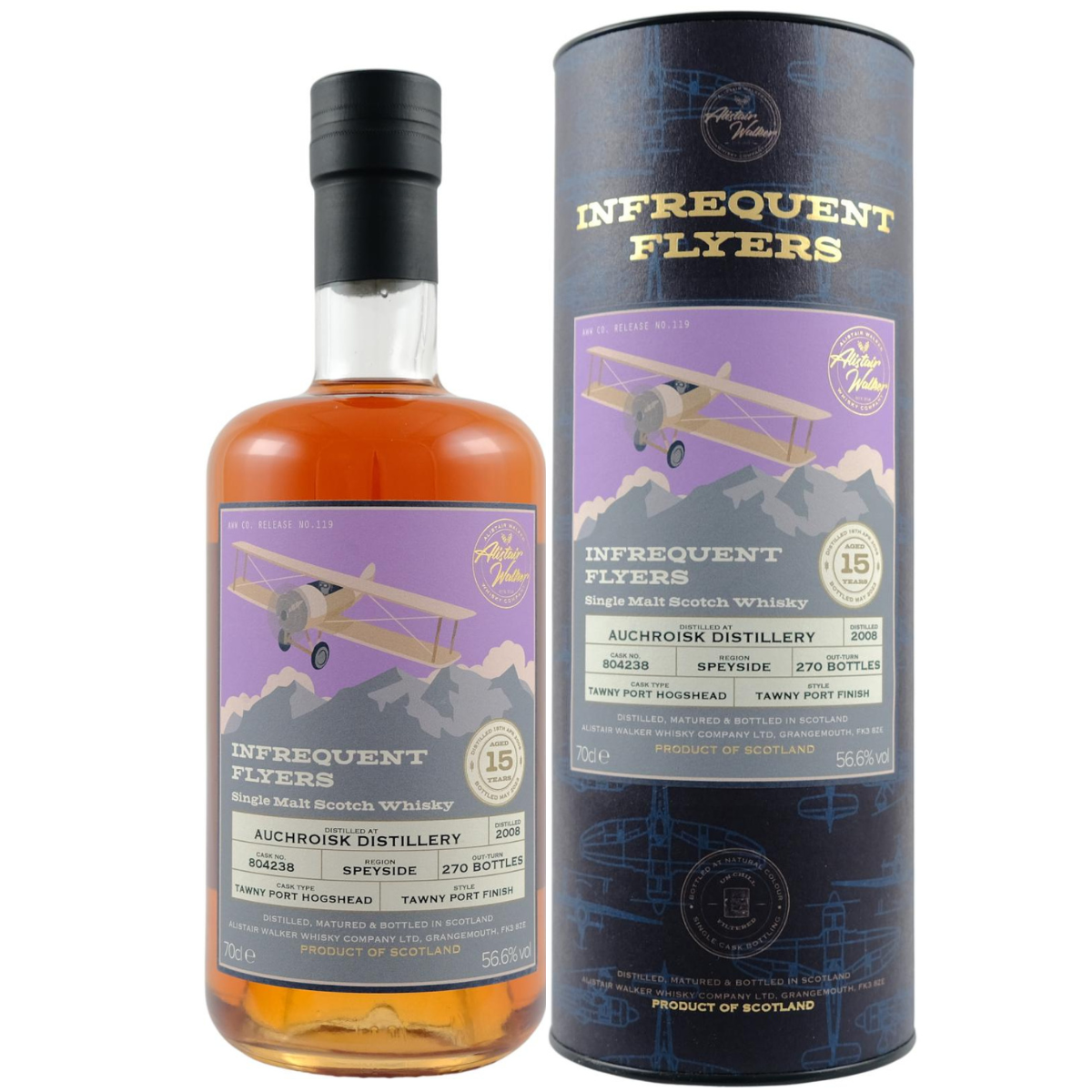 Infrequent Flyers - Auchroisk 2006 15 yo Tawny Port