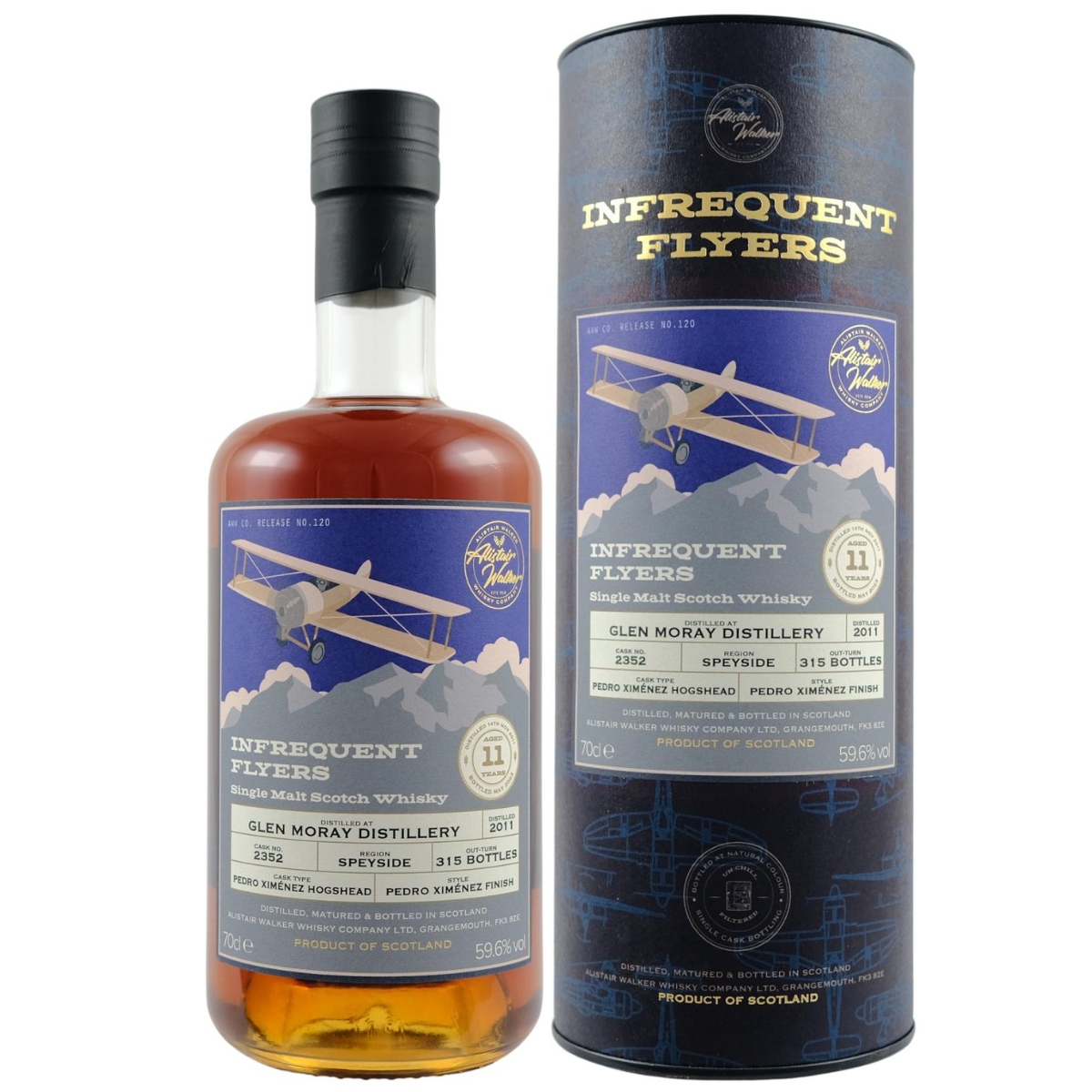 Infrequent Flyers - Glen Moray 2011 11 yo Pedro Ximenez Sherry