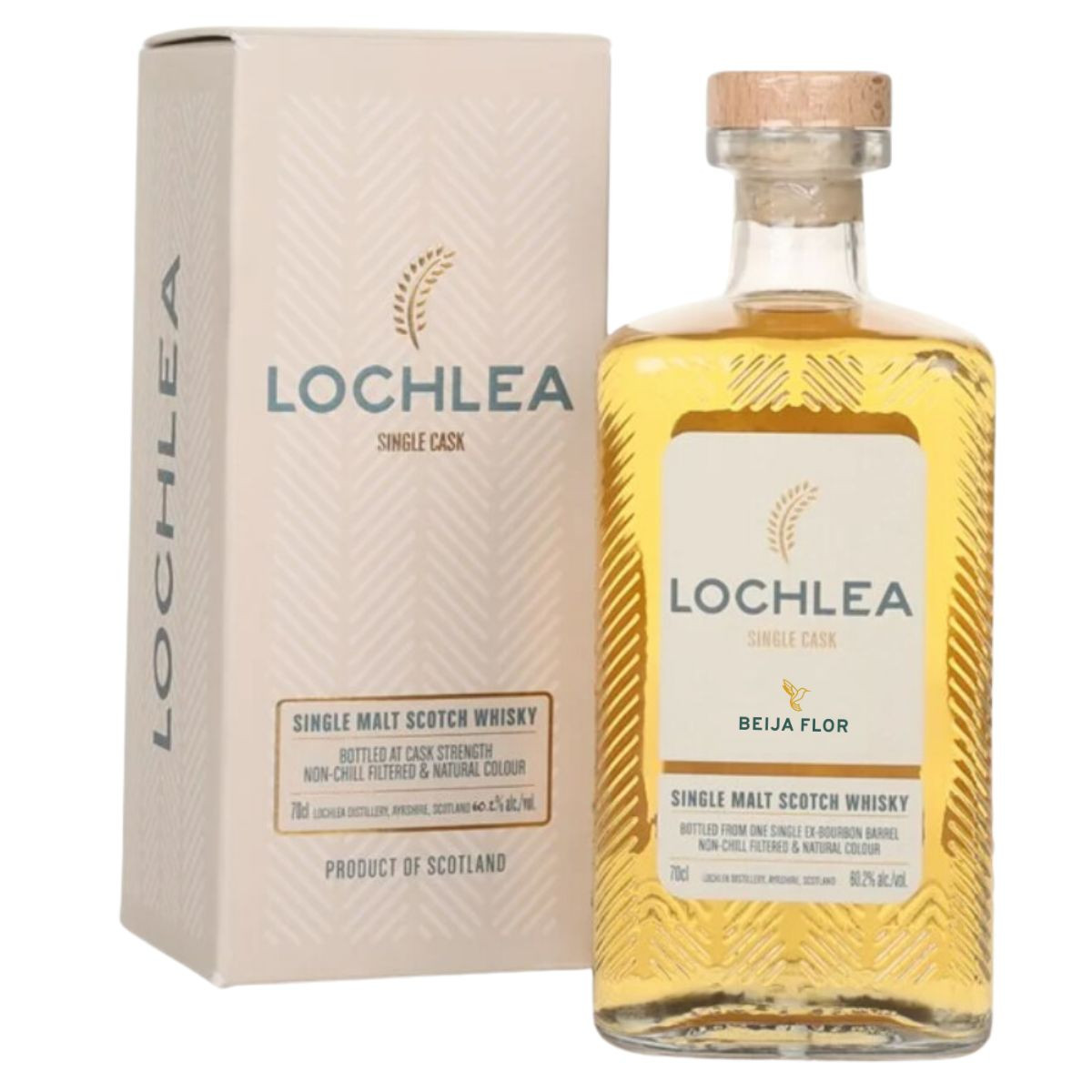 Lochlea Ex-Bourbon Single Barrel for Beija Flor - 60,9%