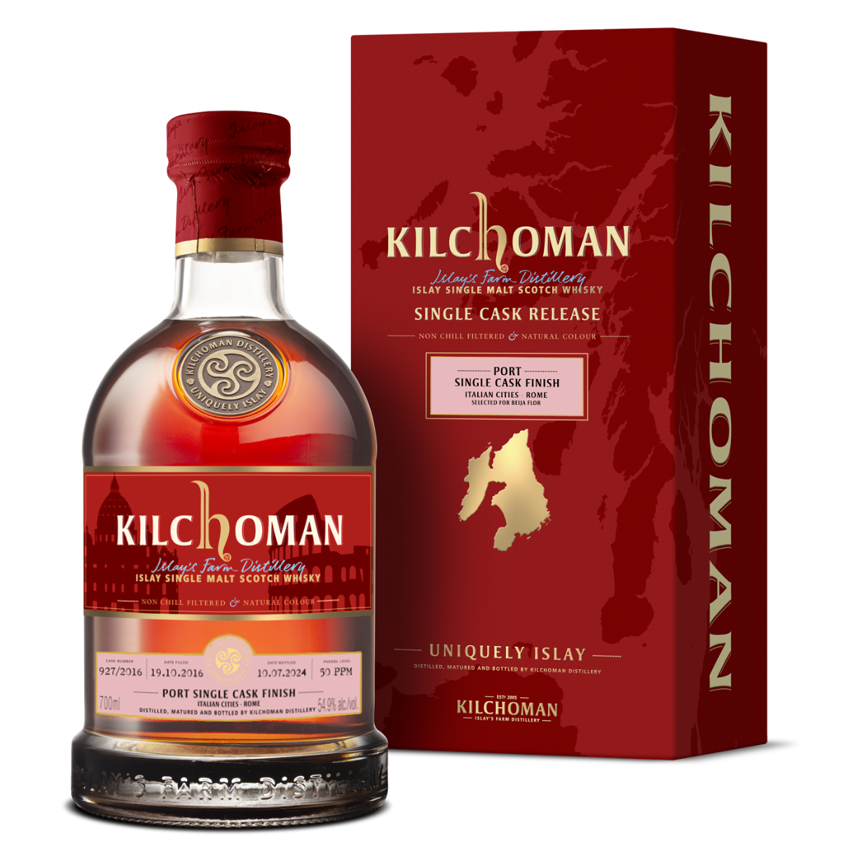 Kilchoman Italian Cities Edition No.2, Rome - Port Single Cask