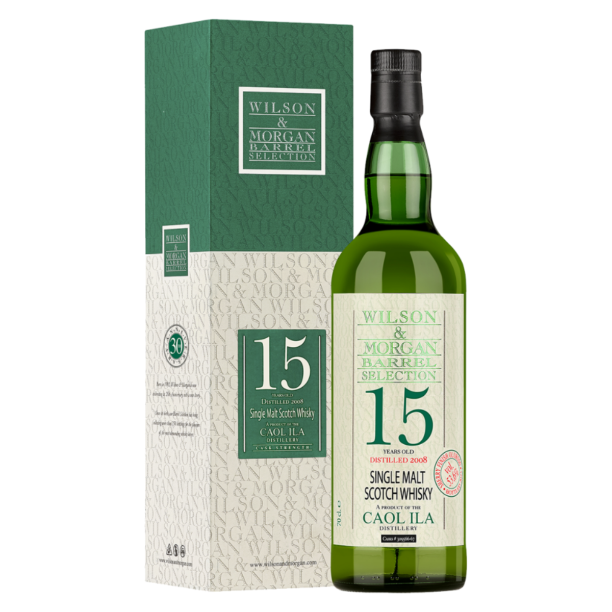 Wilson & Morgan Cask Strength - Caol Ila 2008 15 yo Oloroso Finish - 53,6%