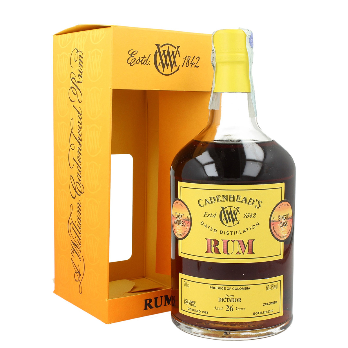 Cadenhead's Rum Colombia Dictador 26 YO