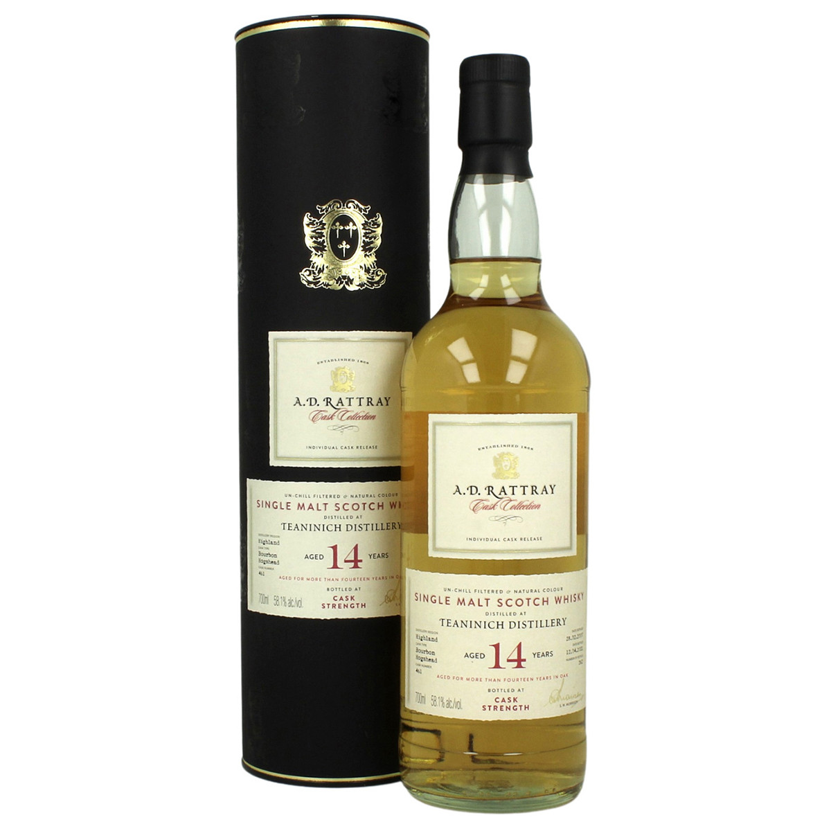 A.D. Rattray Teaninich 2007 14 YO