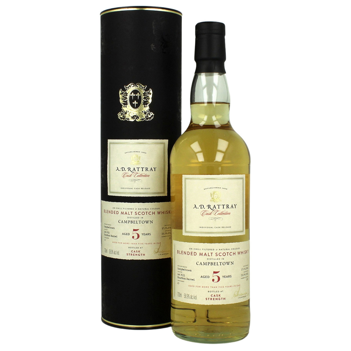 A.D. Rattray Campbeltown Blended Malt 2016 5 YO