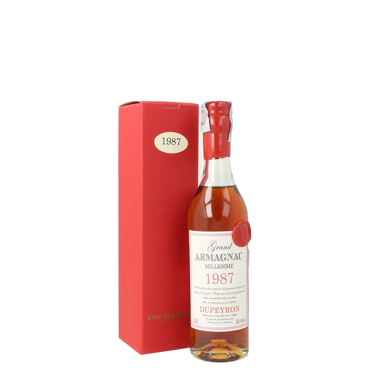 DUPEYRON ARMAGNAC 1987 - 20 cl