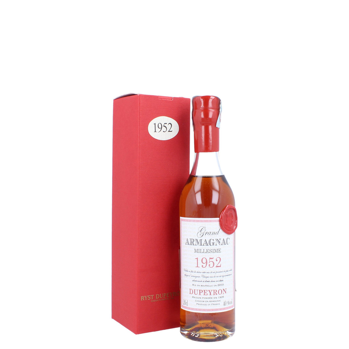 DUPEYRON ARMAGNAC 1952 - 20 cl