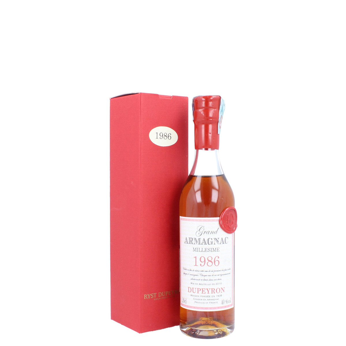 DUPEYRON ARMAGNAC 1986 - 20 cl