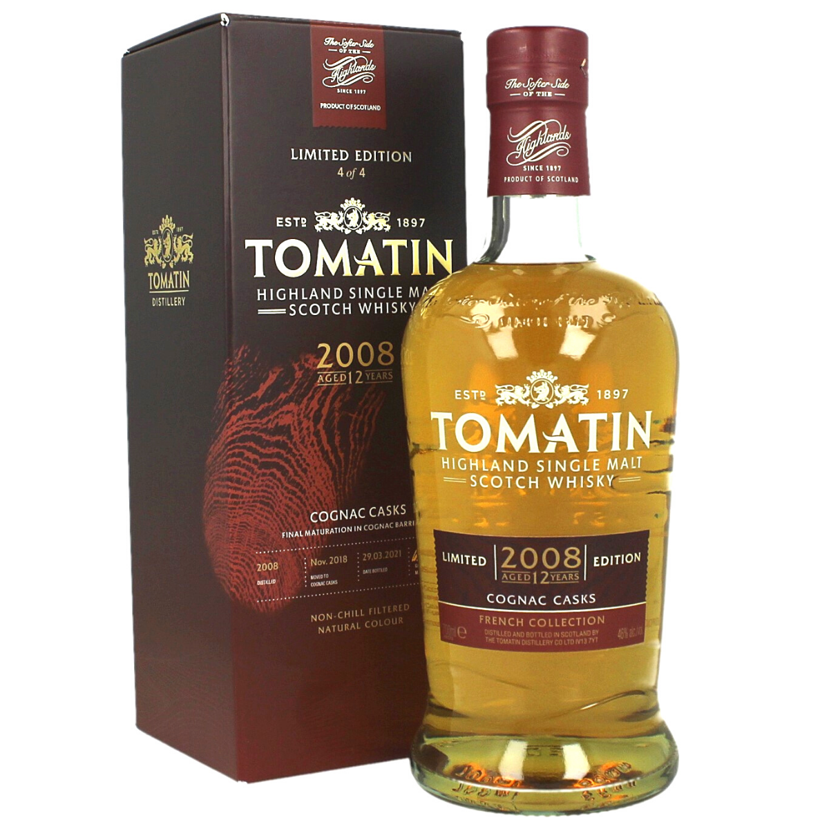 Tomatin 'French Connection' Cognac Cask Finish 12 YO