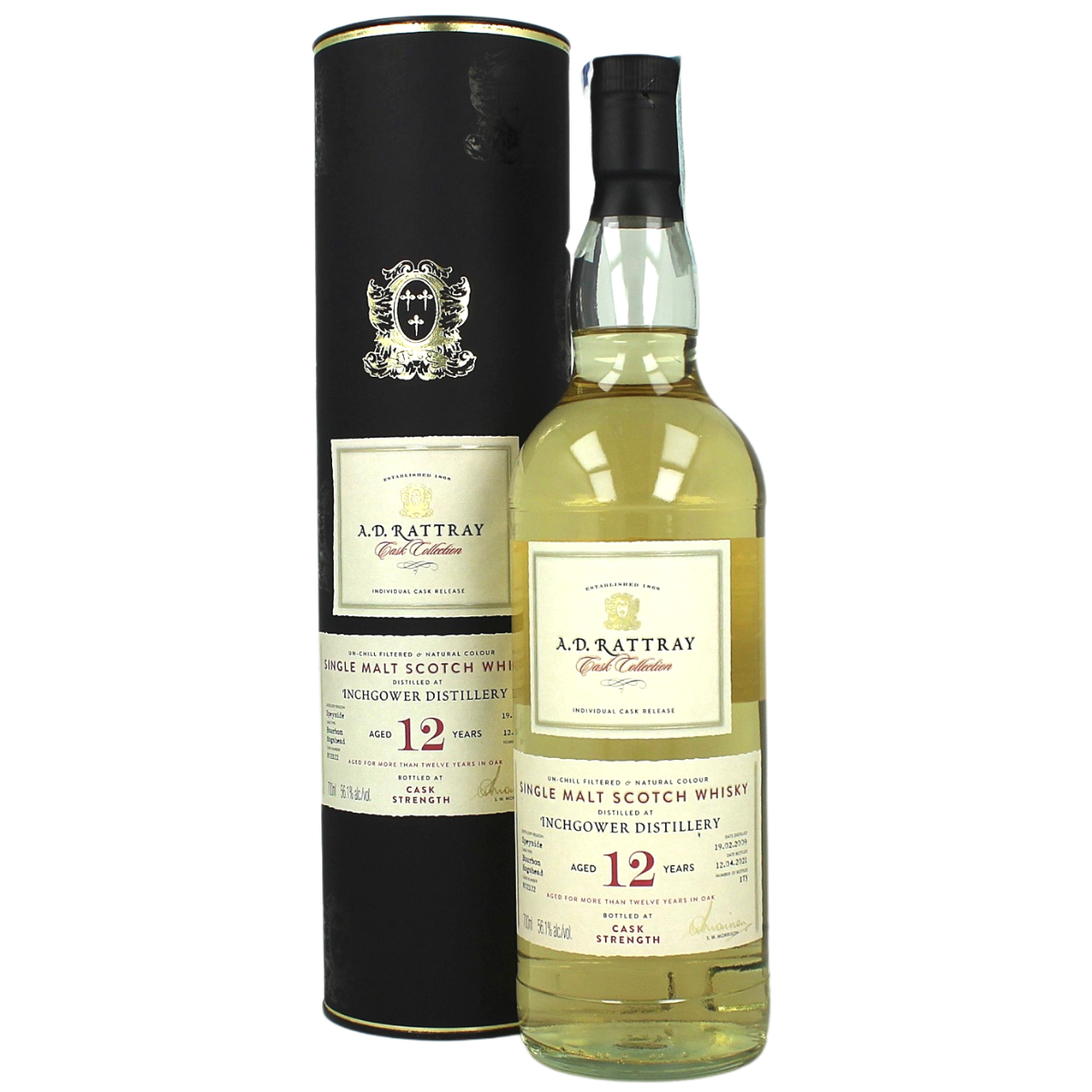 A.D. Rattray Inchgower 2009 12 YO